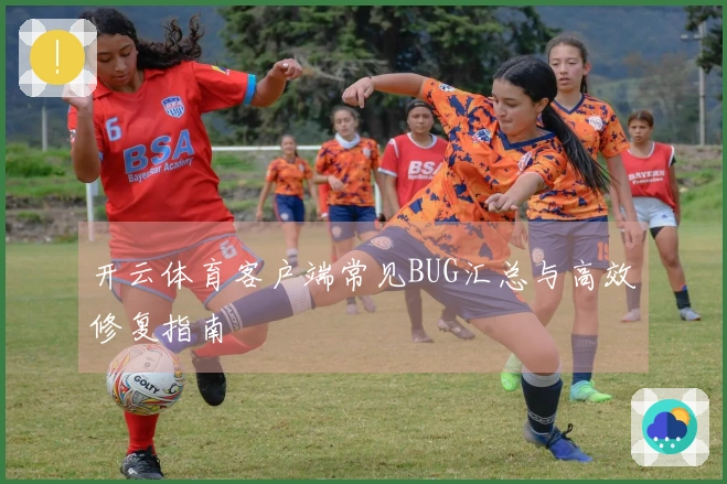 开云体育客户端常见BUG汇总与高效修复指南
